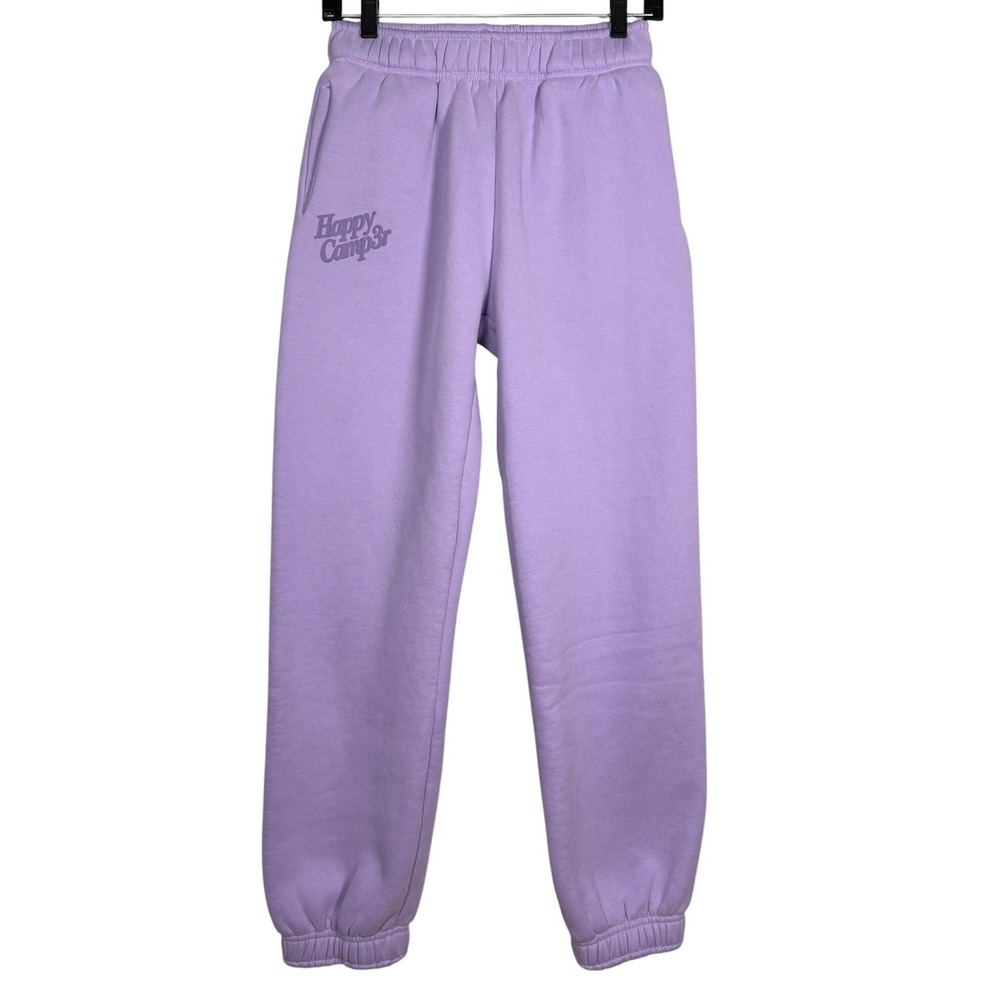 HAPPY CAMP3R Puff Series Sweatpants, Joggers, Grape, Size Medium